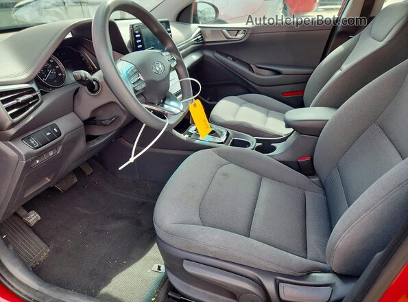 KMHC65LC5LU229278 2020 HYUNDAI IONIQ Red წინა სალონის ხედი