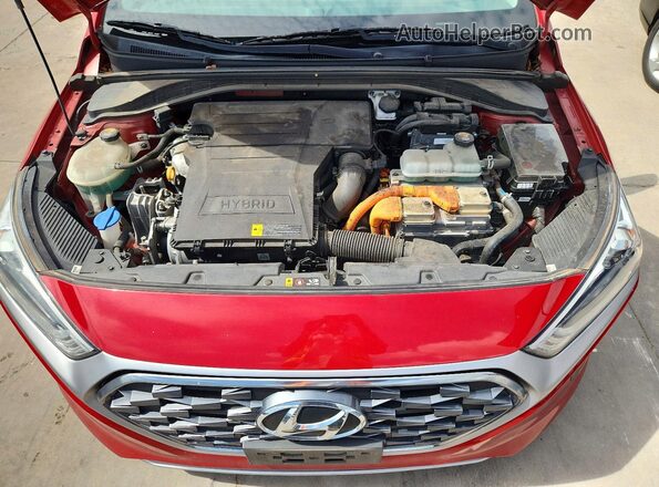 KMHC65LC5LU229278 2020 HYUNDAI IONIQ Red უკანა სალონის ხედი
