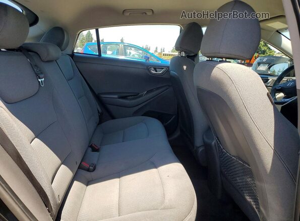 KMHC65LC5LU242421 2020 HYUNDAI IONIQ Black Հետևի նստատեղերի տեսք
