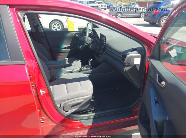 KMHC65LC5NU268844 2022 HYUNDAI IONIQ HYBRID Red Widok wnętrza z przodu