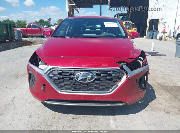 KMHC65LC5NU268844 2022 HYUNDAI IONIQ HYBRID Red Widok z przodu