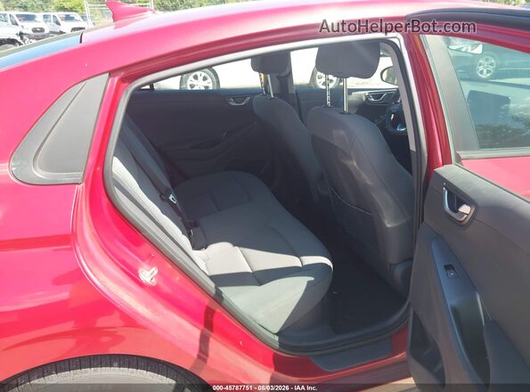 KMHC65LC5NU268844 2022 HYUNDAI IONIQ HYBRID Red Widok naklejki z numerem VIN