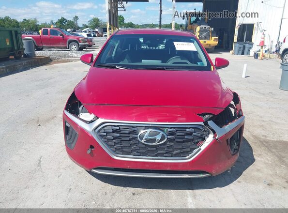 KMHC65LC5NU268844 2022 HYUNDAI IONIQ HYBRID Red Widok wnętrza z tyłu