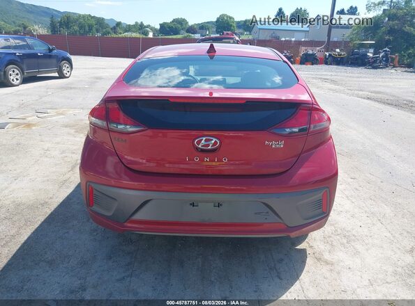 KMHC65LC5NU268844 2022 HYUNDAI IONIQ HYBRID Red 