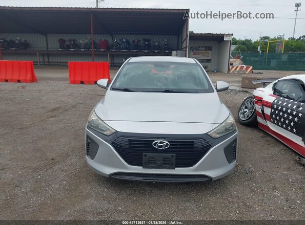 KMHC65LC6JU076102 2018 HYUNDAI IONIQ HYBRID Silver Widok zestawu wskaźników