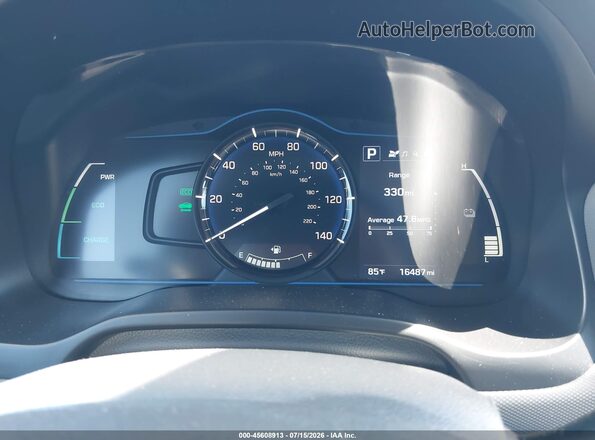 KMHC65LC6JU083051 2018 HYUNDAI IONIQ HYBRID White Вид задніх сидінь