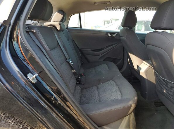 KMHC65LC6KU175309 2019 HYUNDAI IONIQ Black Հետևի նստատեղերի տեսք