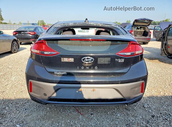 KMHC65LC6KU175309 2019 HYUNDAI IONIQ Black Հետևի տեսք