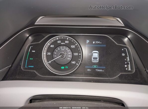 KMHC65LC6LU220461 2020 HYUNDAI IONIQ HYBRID Gray Widok tylnych siedzeń