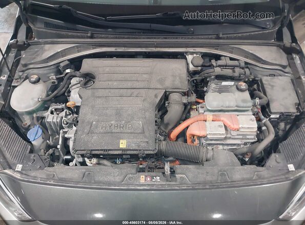 KMHC65LC6LU220461 2020 HYUNDAI IONIQ HYBRID Gray Widok z tyłu