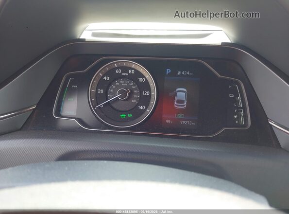 KMHC65LC6MU246804 2021 HYUNDAI IONIQ HYBRID Silver Հետևի նստատեղերի տեսք