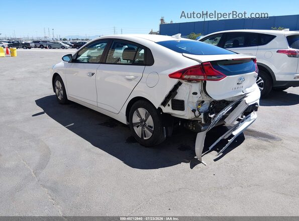 KMHC65LC6MU249217 2021 HYUNDAI IONIQ HYBRID White უკანა მარცხენა