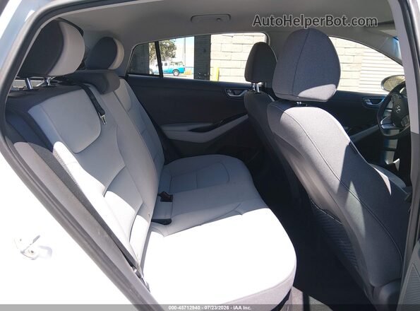 KMHC65LC6MU249217 2021 HYUNDAI IONIQ HYBRID White VIN კოდის სტიკერის ხედი