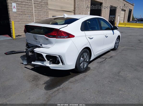 KMHC65LC6MU249217 2021 HYUNDAI IONIQ HYBRID White უკანა მარჯვენა