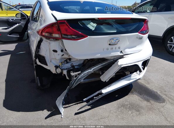 KMHC65LC6MU249217 2021 HYUNDAI IONIQ HYBRID White წინა ხედი