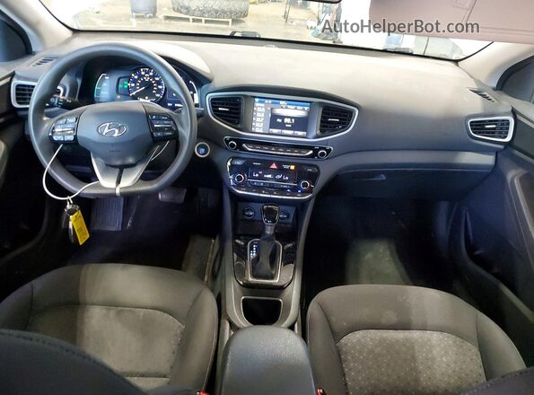 KMHC65LC7HU036833 2017 HYUNDAI IONIQ White წინა პანელის ხედი