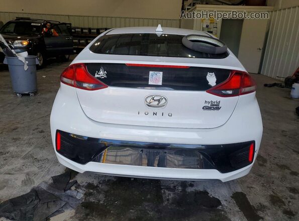 KMHC65LC7HU036833 2017 HYUNDAI IONIQ White უკანა ხედი