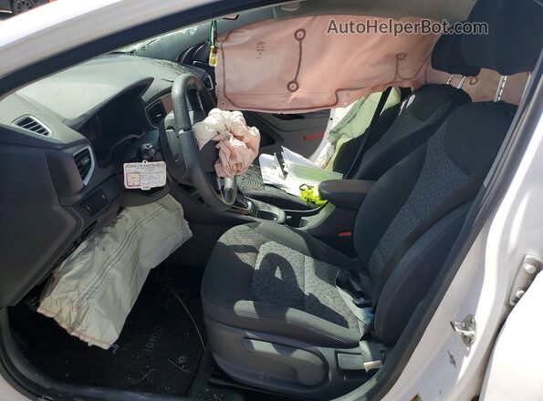 KMHC65LC7JU065271 2018 HYUNDAI IONIQ Белый Вид салона спереди