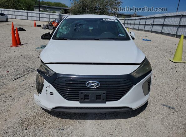 KMHC65LC7JU065271 2018 HYUNDAI IONIQ Белый Вид спереди