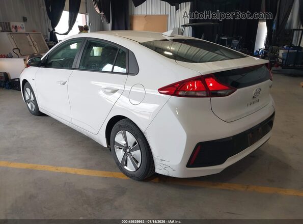 KMHC65LC7JU075511 2018 HYUNDAI IONIQ HYBRID White Հետևի ձախ