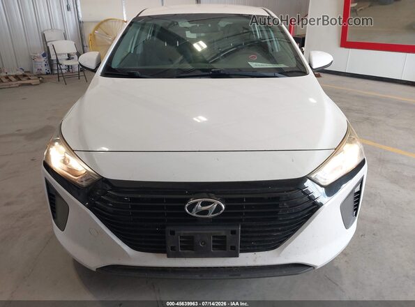 KMHC65LC7JU075511 2018 HYUNDAI IONIQ HYBRID White Սալոնի 360 աստիճան տեսք