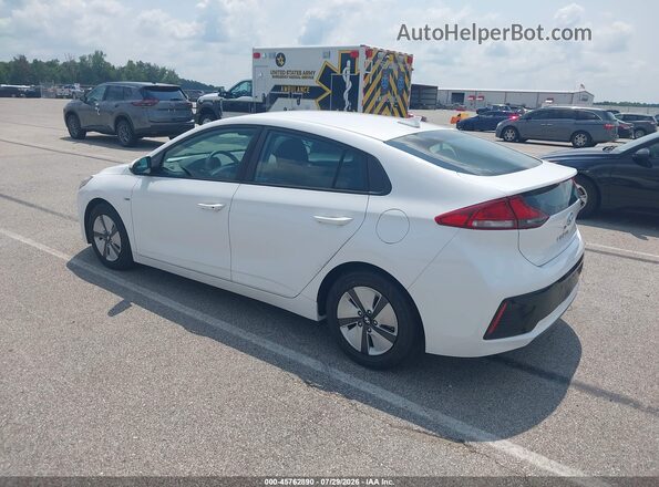 KMHC65LC7JU076318 2018 HYUNDAI IONIQ HYBRID White Tył lewy