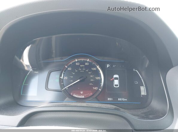 KMHC65LC7JU100715 2018 HYUNDAI IONIQ HYBRID White Вид задніх сидінь