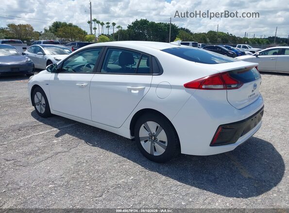 KMHC65LC7JU100715 2018 HYUNDAI IONIQ HYBRID White Задня ліва чверть