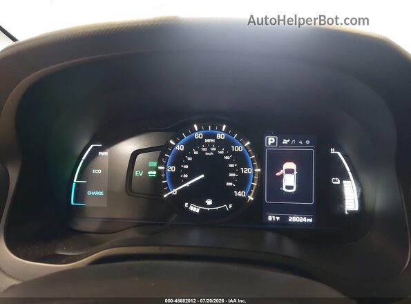 KMHC65LC7KU107746 2019 HYUNDAI IONIQ HYBRID White Вид задніх сидінь