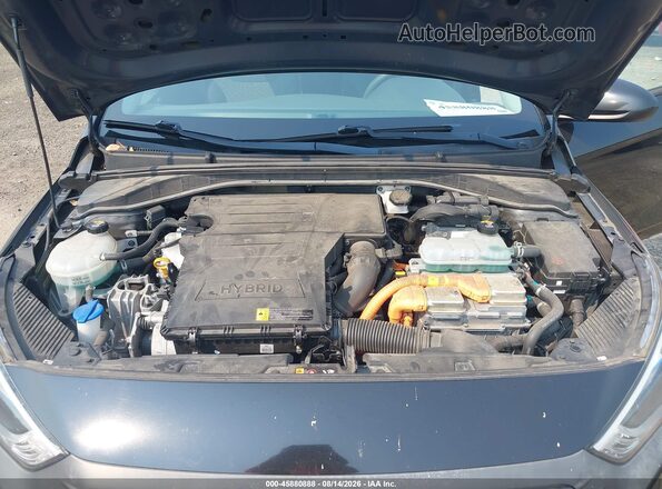 KMHC65LC7KU159507 2019 HYUNDAI IONIQ HYBRID Black Widok z tyłu