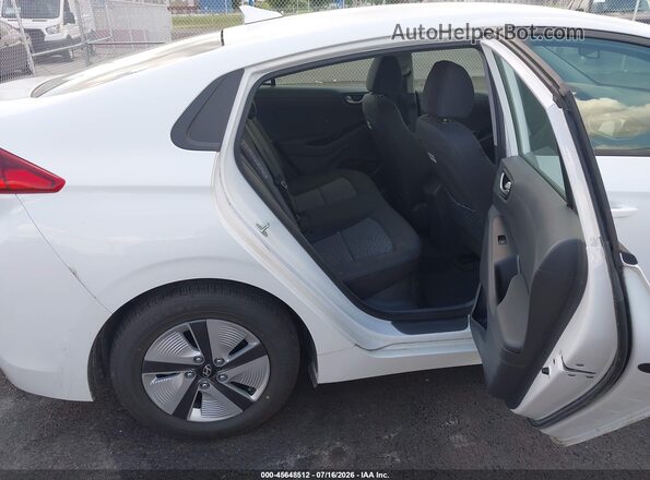 KMHC65LC7KU160043 2019 HYUNDAI IONIQ HYBRID White VIN կոդի պիտակի տեսք