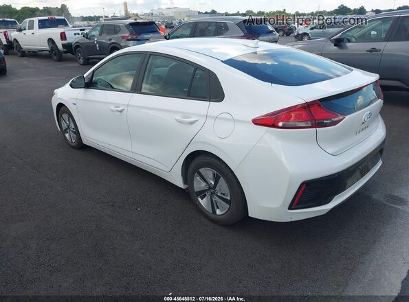 KMHC65LC7KU160043 2019 HYUNDAI IONIQ HYBRID White Հետևի ձախ