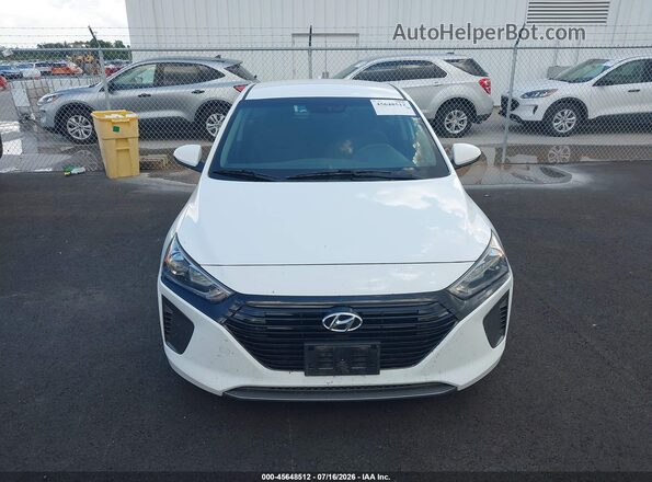 KMHC65LC7KU160043 2019 HYUNDAI IONIQ HYBRID White Սալոնի հետևի տեսք
