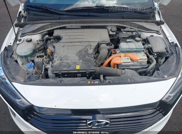 KMHC65LC7KU160043 2019 HYUNDAI IONIQ HYBRID White Հետևի տեսք