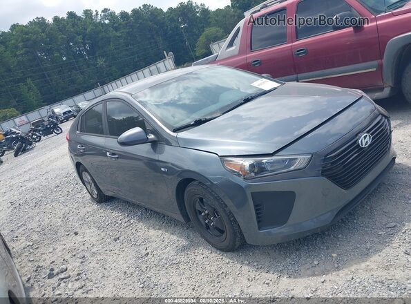 KMHC65LC7KU168367 2019 HYUNDAI IONIQ HYBRID Серый Вид задней части салона