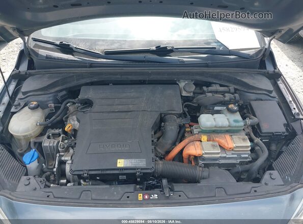 KMHC65LC7KU168367 2019 HYUNDAI IONIQ HYBRID Серый Вид сзади