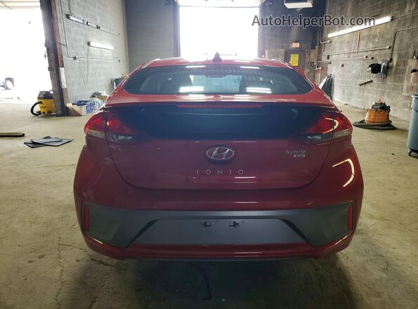 KMHC65LC7LU214958 2020 HYUNDAI IONIQ Red Widok z tyłu