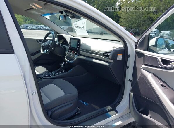 KMHC65LC7LU220016 2020 HYUNDAI IONIQ HYBRID White Widok wnętrza z przodu