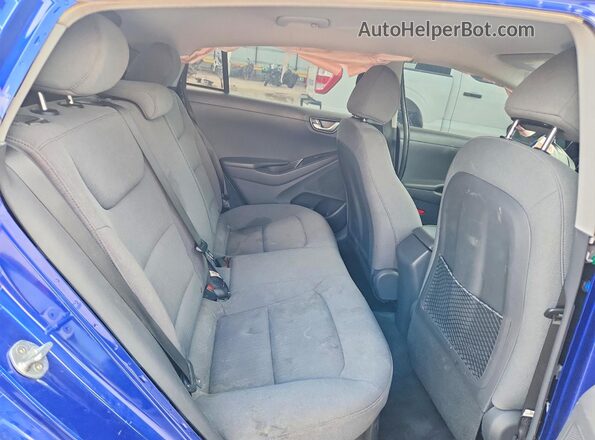 KMHC65LC7LU227709 2020 HYUNDAI IONIQ Синий Вид задних сидений