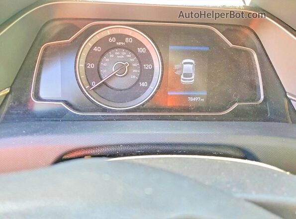 KMHC65LC7LU227757 2020 HYUNDAI IONIQ Красный Вид щитка приборов