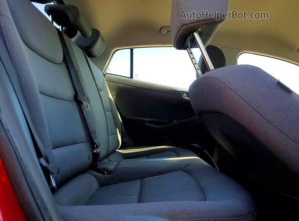 KMHC65LC7LU227757 2020 HYUNDAI IONIQ Красный Вид задних сидений