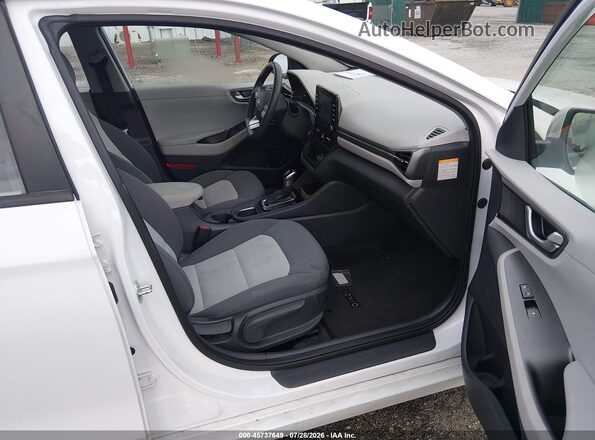 KMHC65LC7LU232554 2020 HYUNDAI IONIQ HYBRID White წინა სალონის ხედი