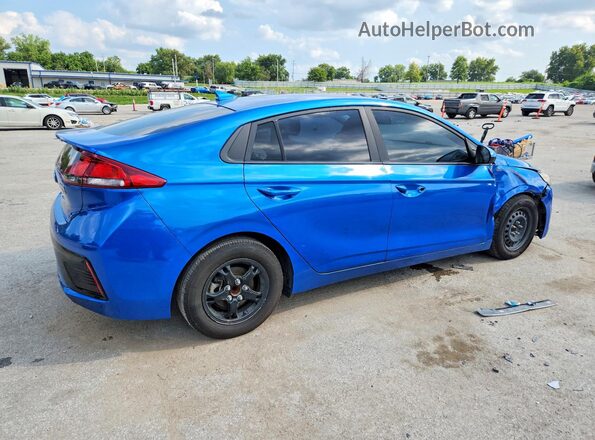 KMHC65LC8HU022150 2017 HYUNDAI IONIQ Синий Задняя правая четверть