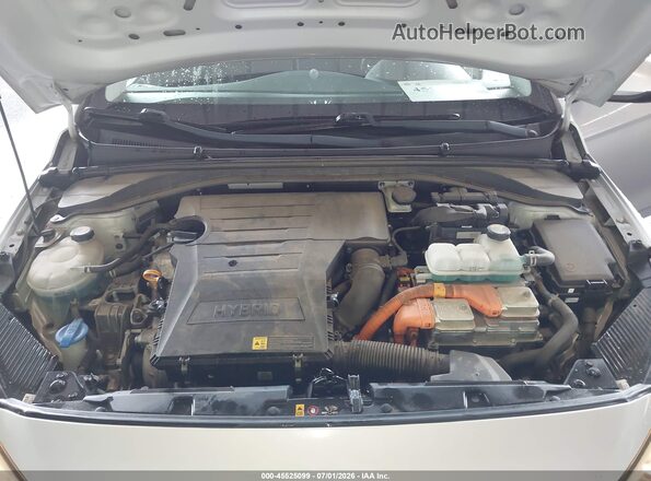 KMHC65LC8JU075159 2018 HYUNDAI IONIQ HYBRID Silver უკანა ხედი