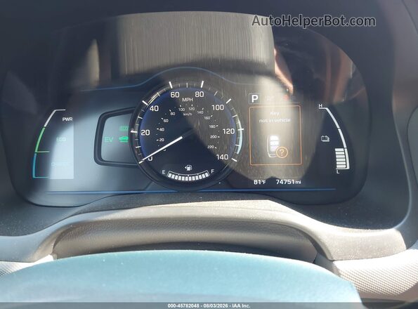 KMHC65LC8JU075436 2018 HYUNDAI IONIQ HYBRID  Հետևի նստատեղերի տեսք