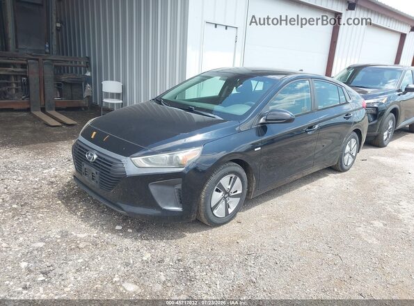 KMHC65LC8JU076487 2018 HYUNDAI IONIQ HYBRID Black Front left