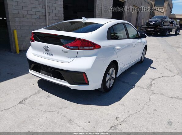 KMHC65LC8KU107027 2019 HYUNDAI IONIQ HYBRID White Задня права чверть
