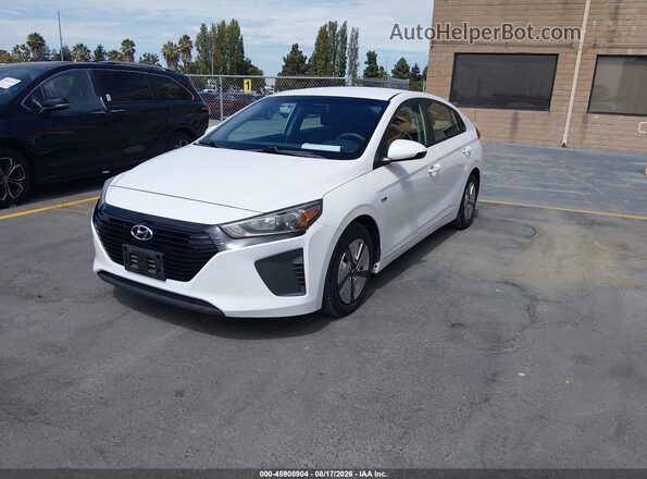 KMHC65LC8KU107092 2019 HYUNDAI IONIQ HYBRID White Przód lewy