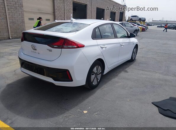 KMHC65LC8KU107092 2019 HYUNDAI IONIQ HYBRID White Tył prawy