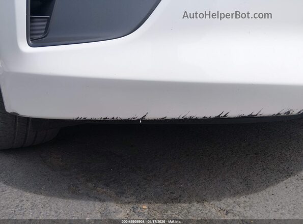 KMHC65LC8KU107092 2019 HYUNDAI IONIQ HYBRID White Widok z przodu